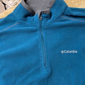 Columbia sportswear man size large made in Indonesia light Flannel aqua #7
